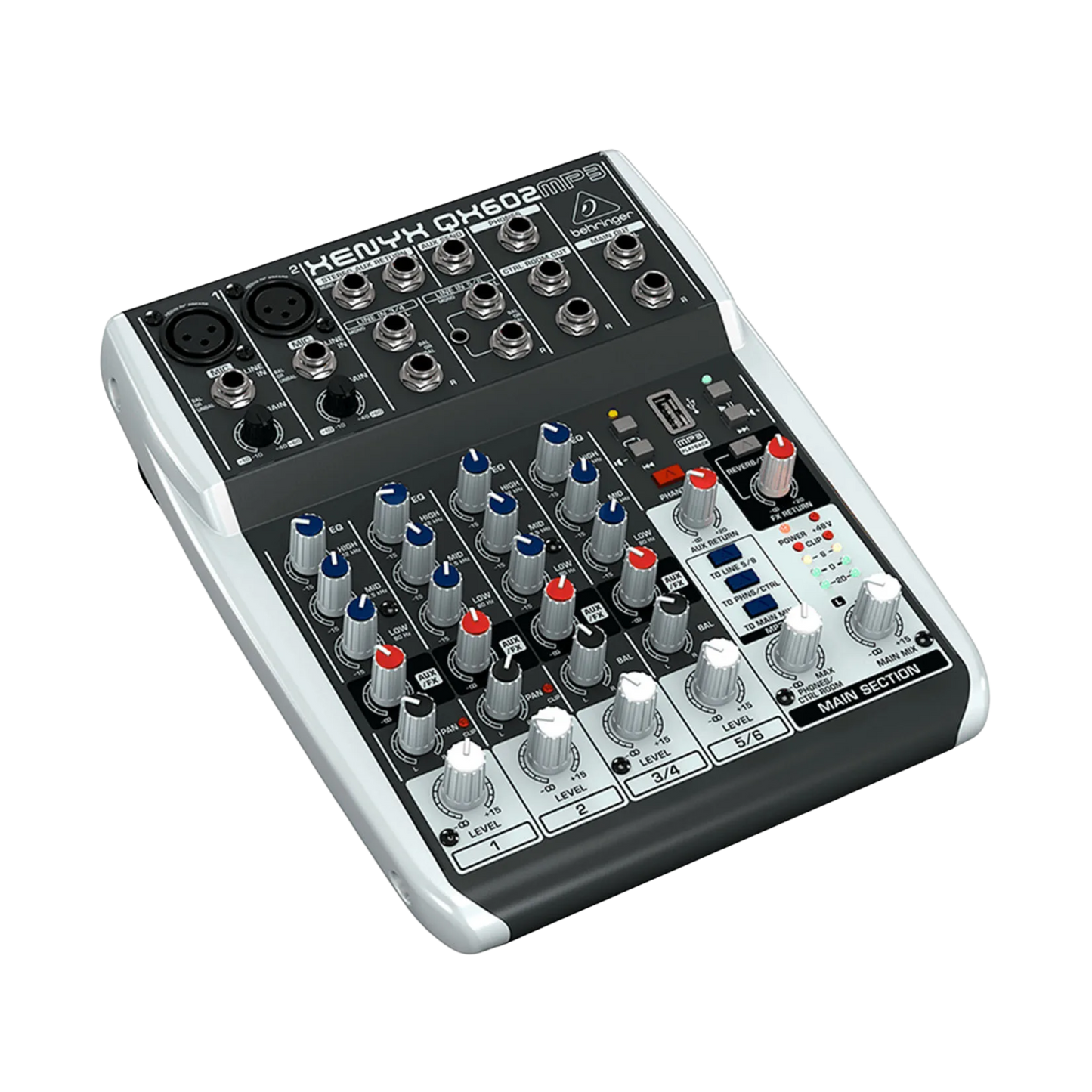 QX602MP3 CONSOLA BEHRINGER ANALOGA CON LECTOR USB