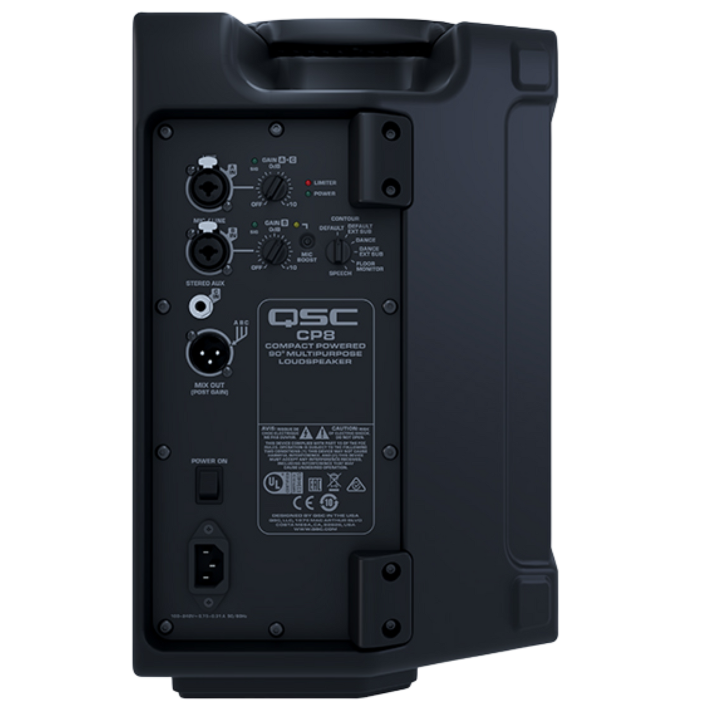 CP8 QSC CABINA ACTIVA 8 PULGADAS