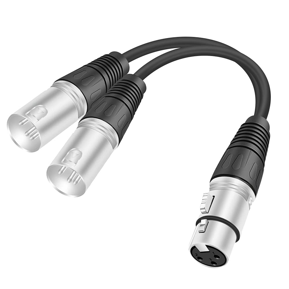 spliter economico XLR HEMBRA A DOS XLR MACHO CP-153 AMERICAN SOUN
