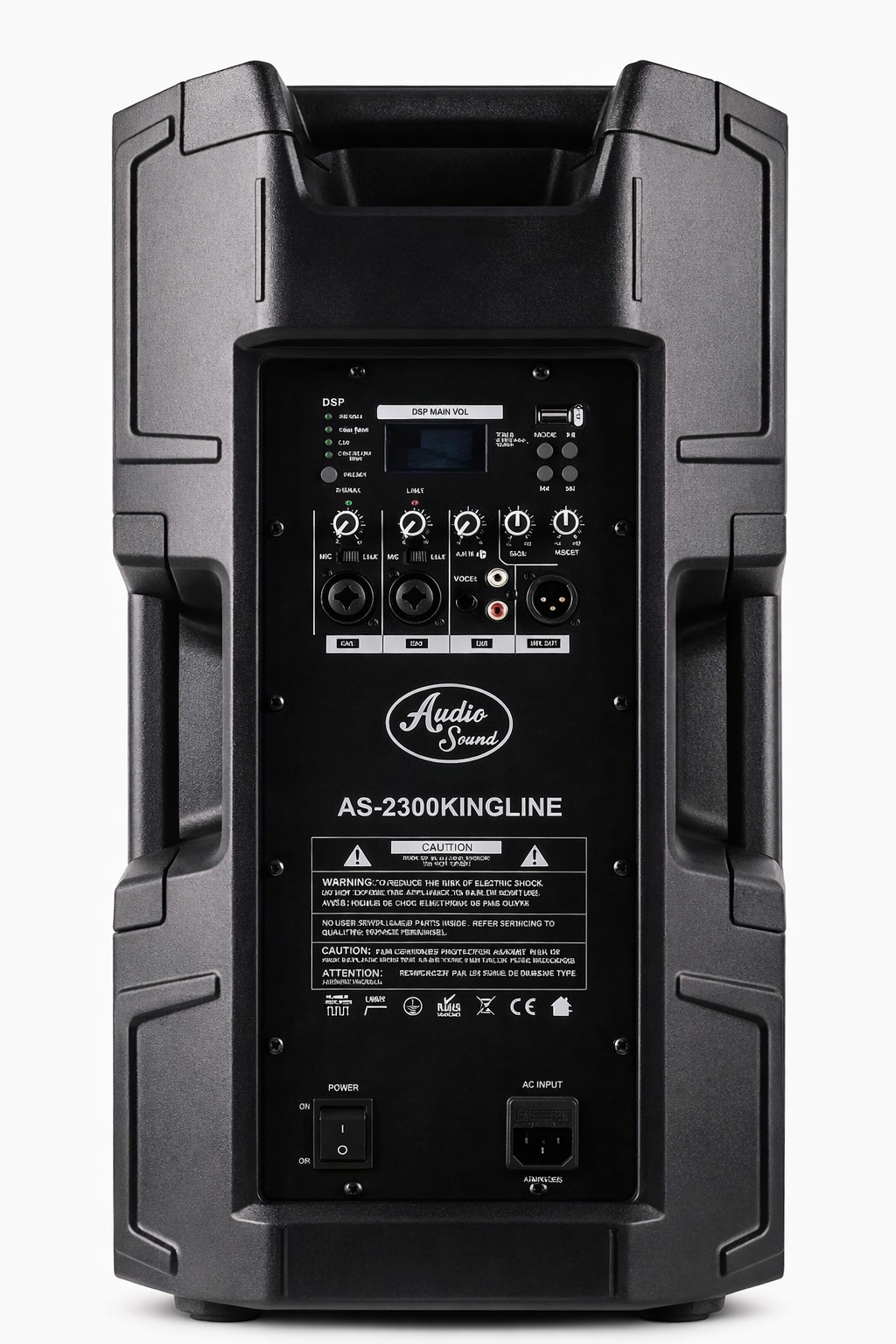 AS-2300 KINGLINE CABINA ACTIVA  12 PULGADAS CLASE D