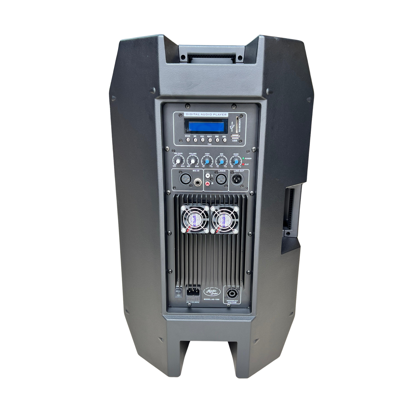 AS-1500 CABINA ACTIVA AUDIO SOUND 15 PULGADAS BLUETOOTH/USB/FM