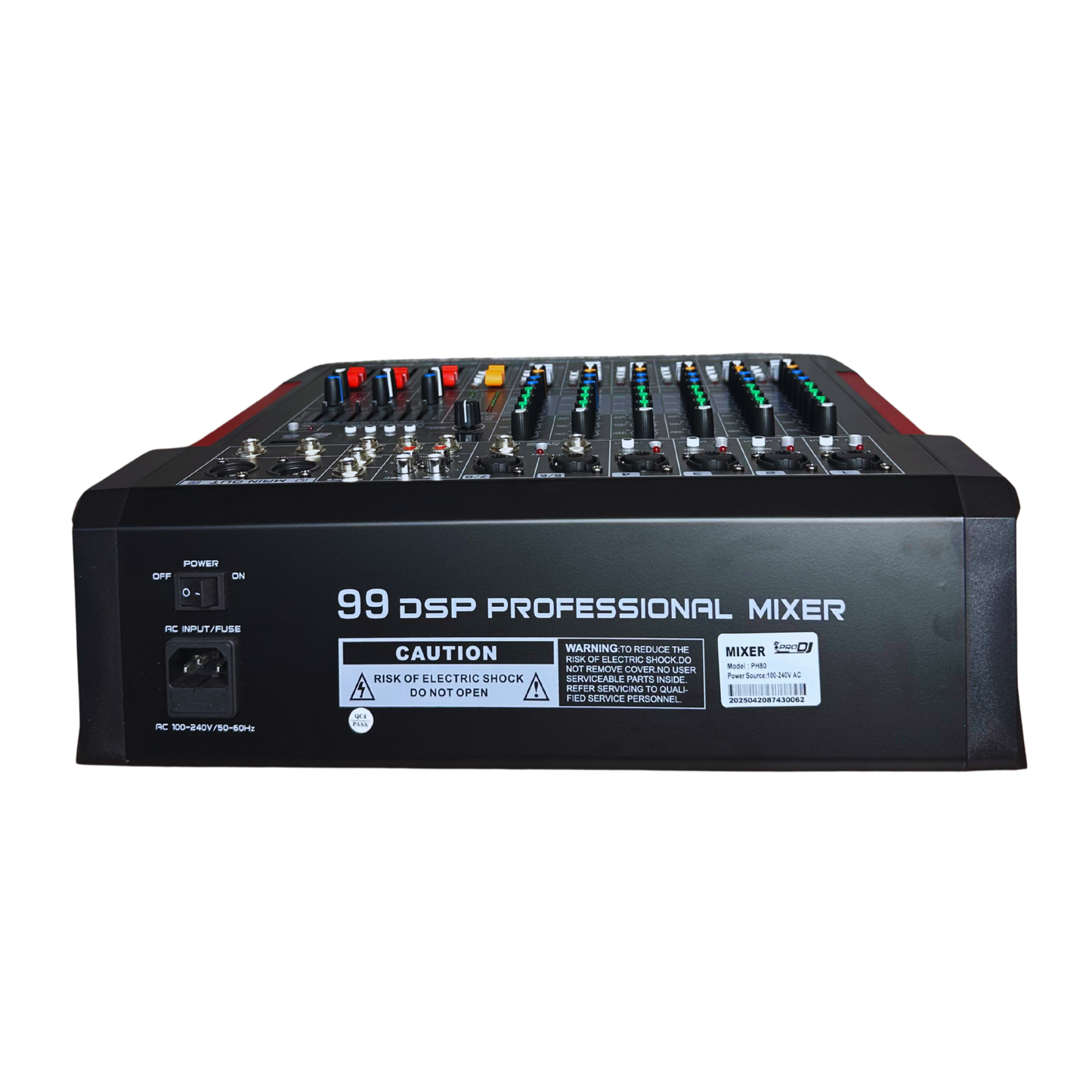 PH80 CONSOLA PRO DJ PASIVA 8 CANALES