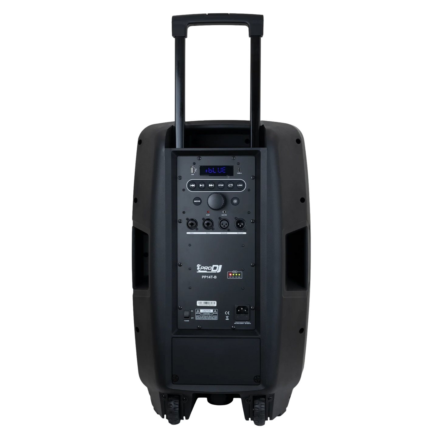 PP14T-B PRO DJ PARLANTE PRO DJ DE 15 PULGADAS RECARGABLE