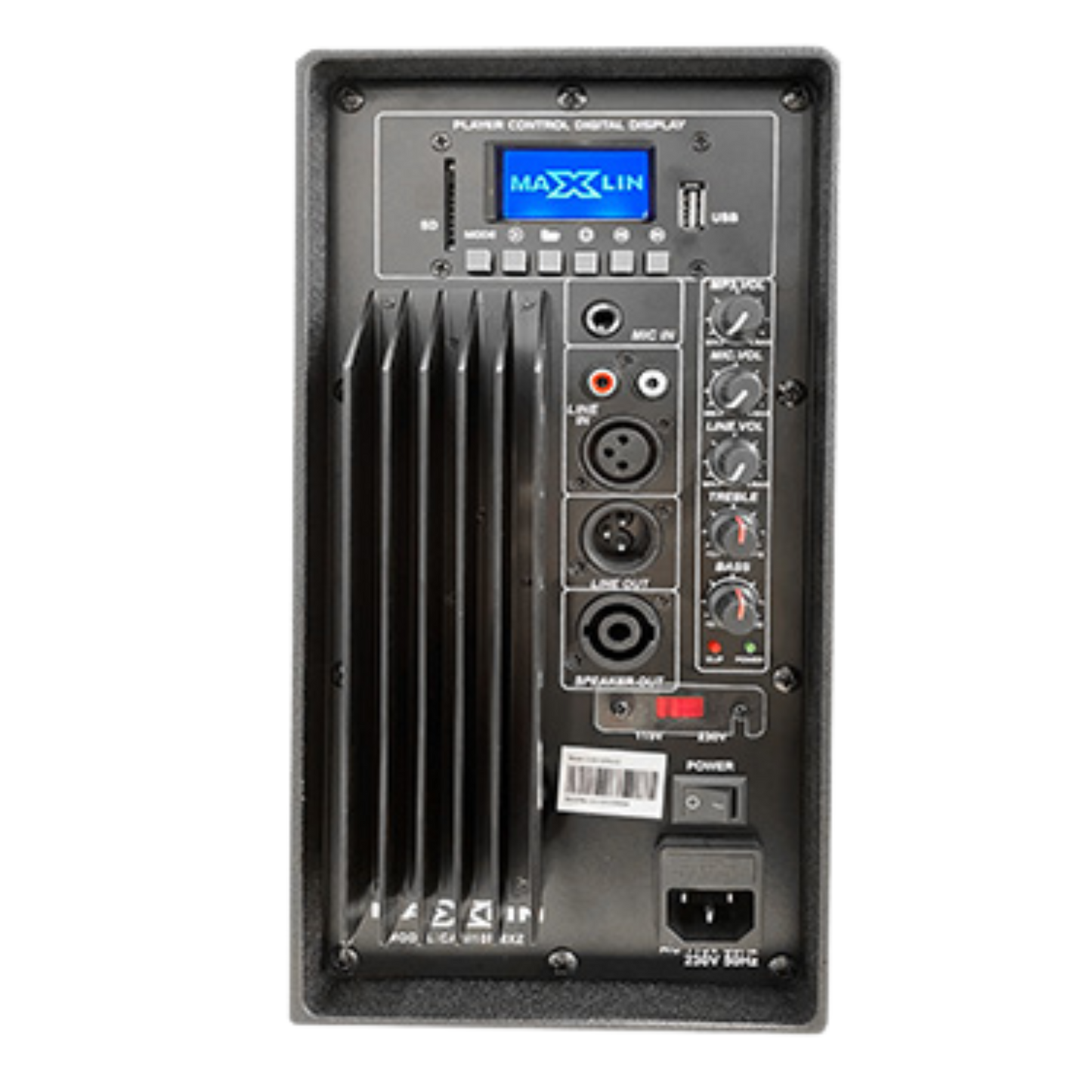 MX10Z ALTAVOZ ACTIVO MAXLIN 10 PULGAS EN COMBO
