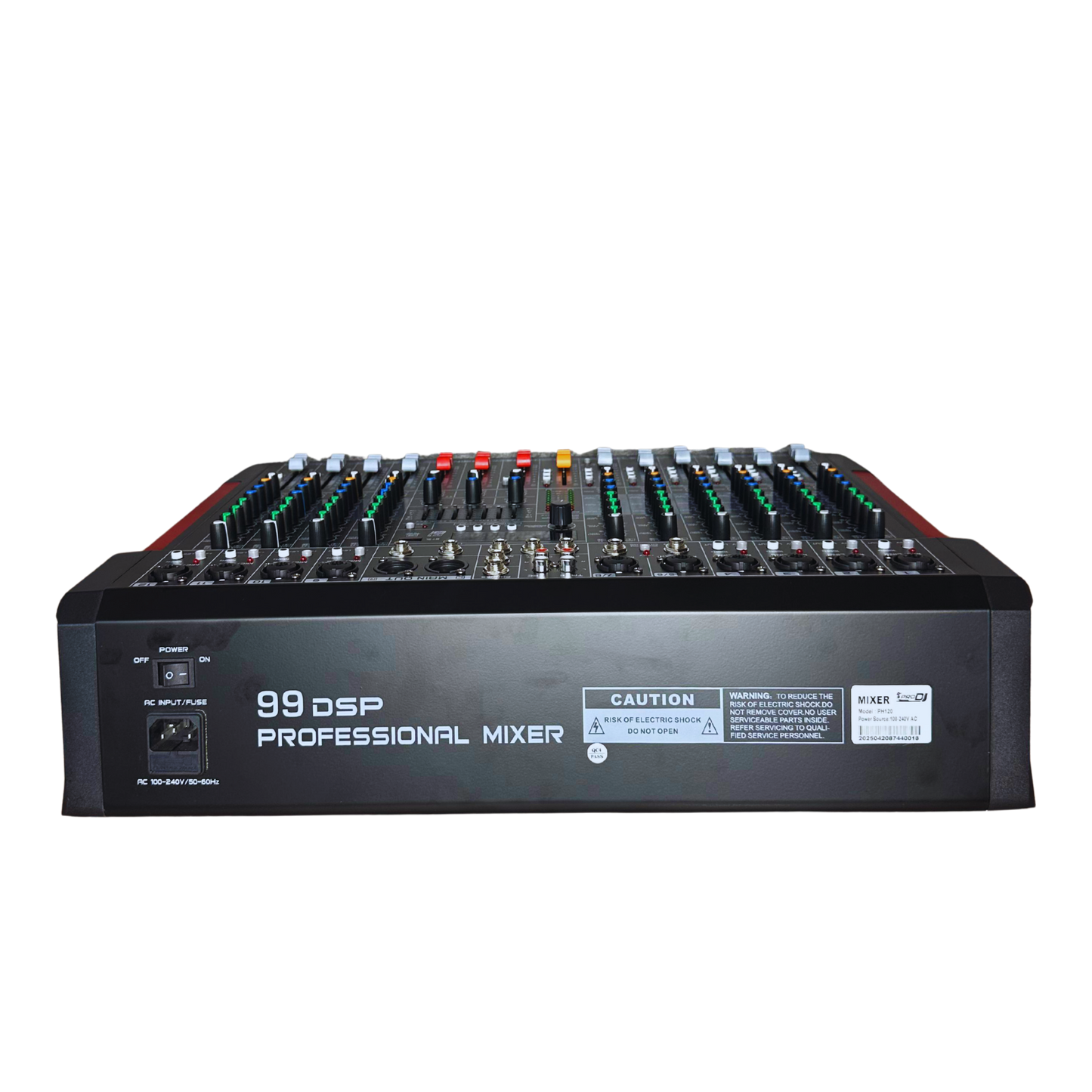 PH120 CONSOLA PRO DJ PASIVA 12 CANALES
