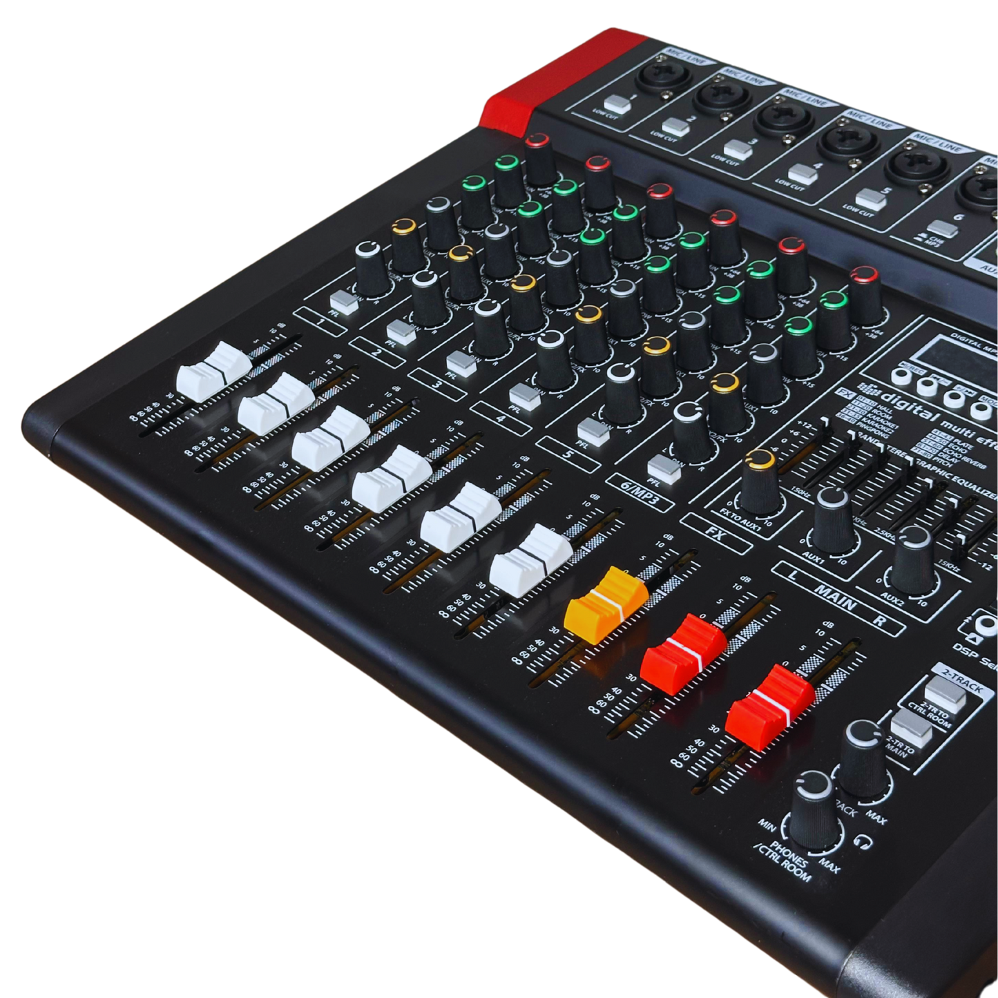 PM60S-II CONSOLA PRO DJ PASIVA 6 CANALES
