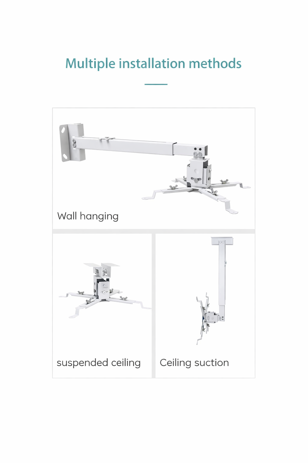 VIDEO BEAM Y SOPORTE TV ZENO PDS08-65/W
