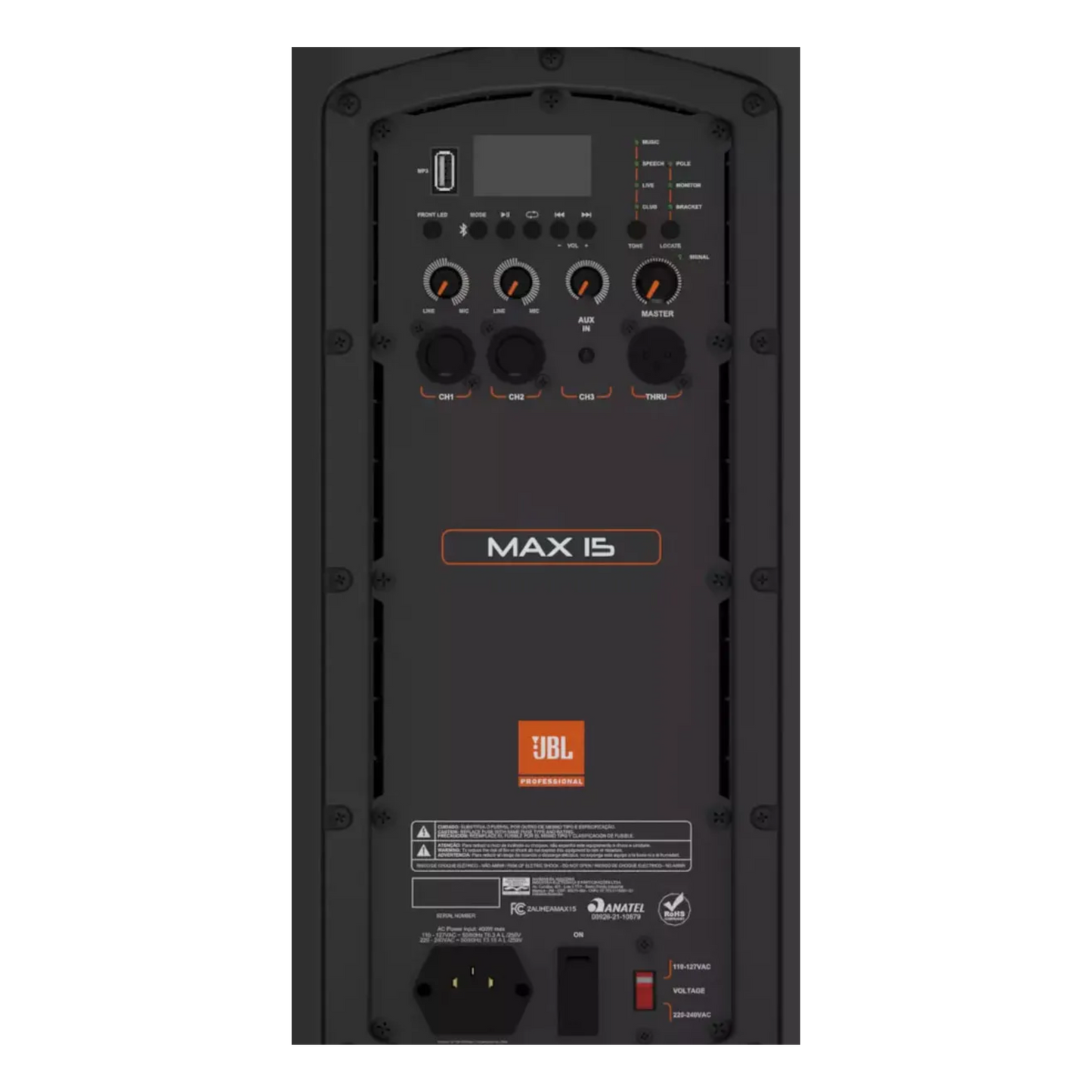 MAX 15 CABINA JBL DE 15 PULGADAS ACTIVA