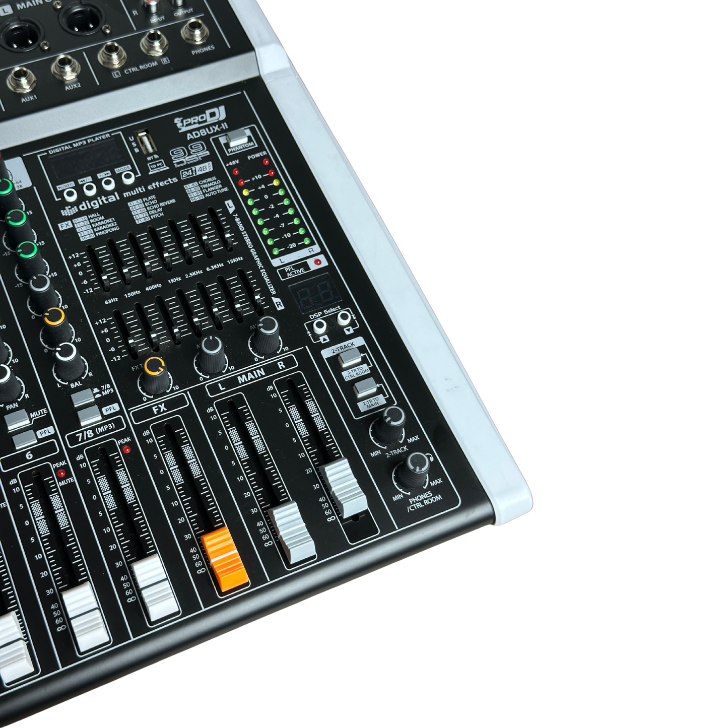AD8UX-II CONSOLA PRO DJ PASIVA 8 CANALES