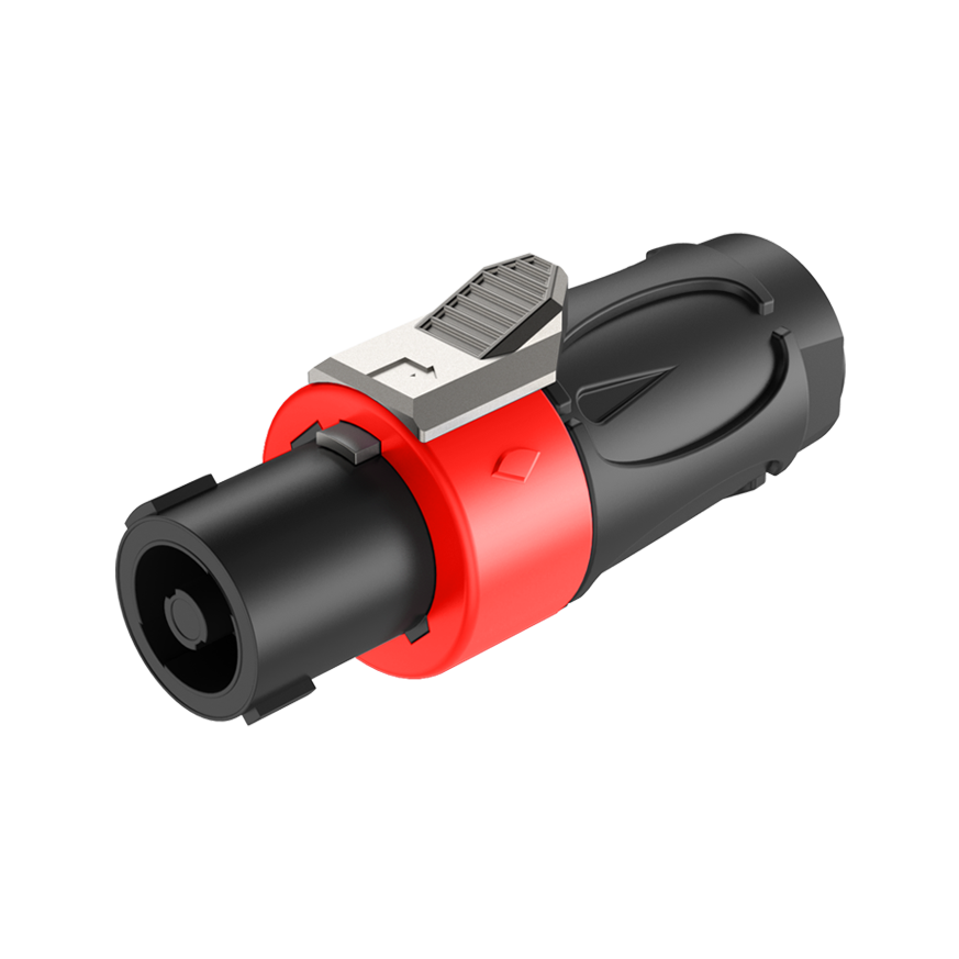 RS4F-N-RD CONECTOR SPEAKON MACHO