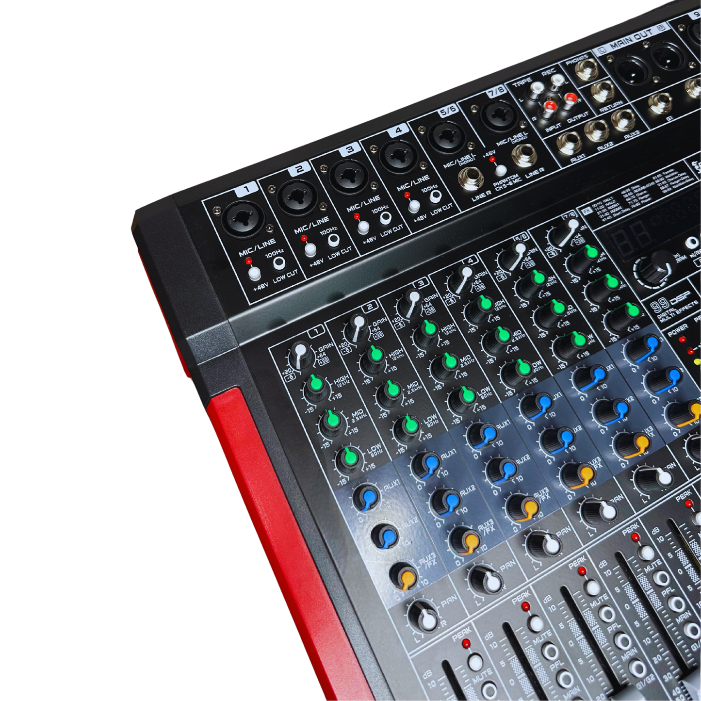 PH120 CONSOLA PRO DJ PASIVA 12 CANALES