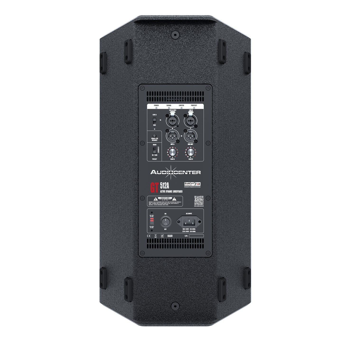 GT515A CABINA AUDIO CENTER DE 15 PULGADAS 1600 WTS 131dB
