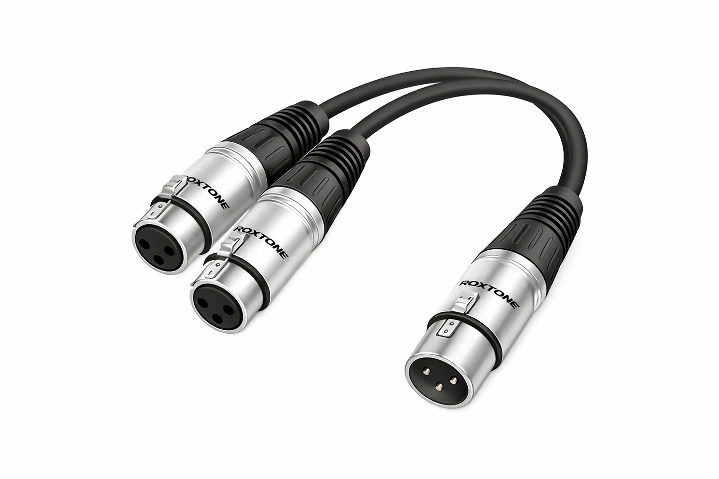 spliter xlr macho a dos hembras ROXTONE