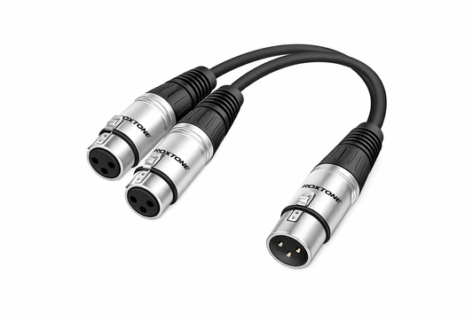 spliter xlr macho a dos hembras ROXTONE