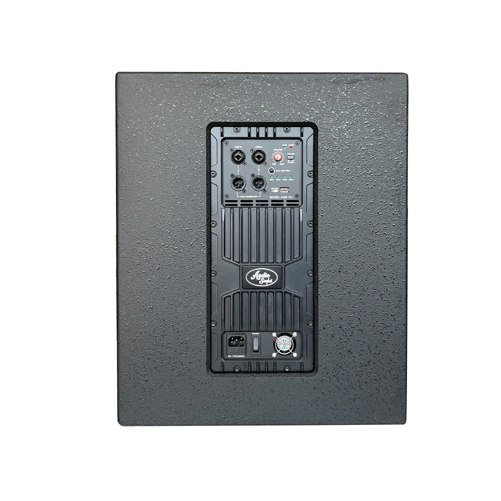 ASS-15+ BAJO ACTIVO AUDIO SOUND DE 15 PULGADAS 600WTS RMS CLASE D