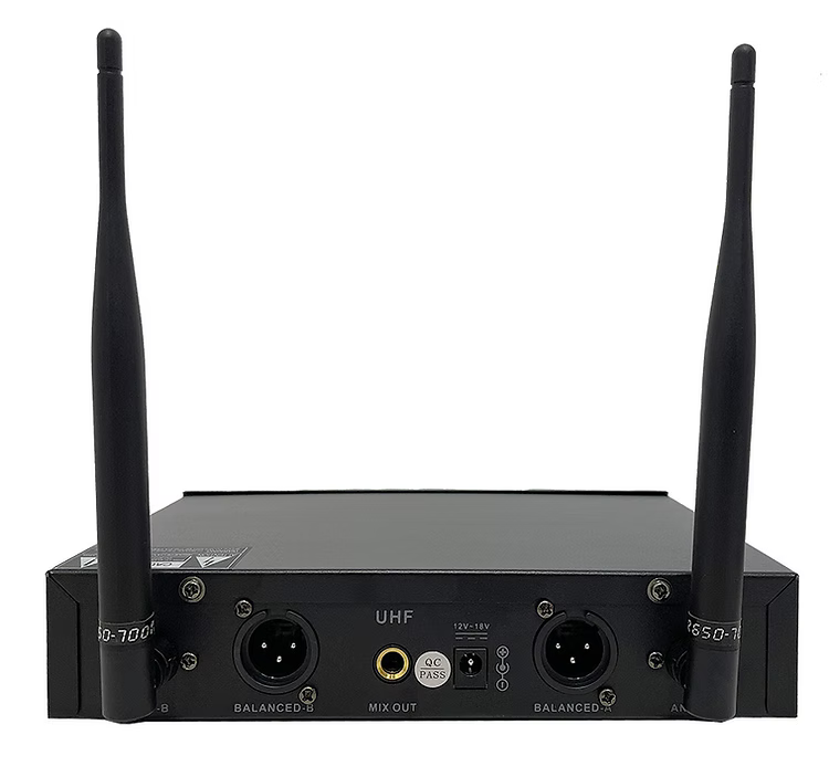 Micrófono Inalámbrico De Mano Doble Maxlin MXUHF602