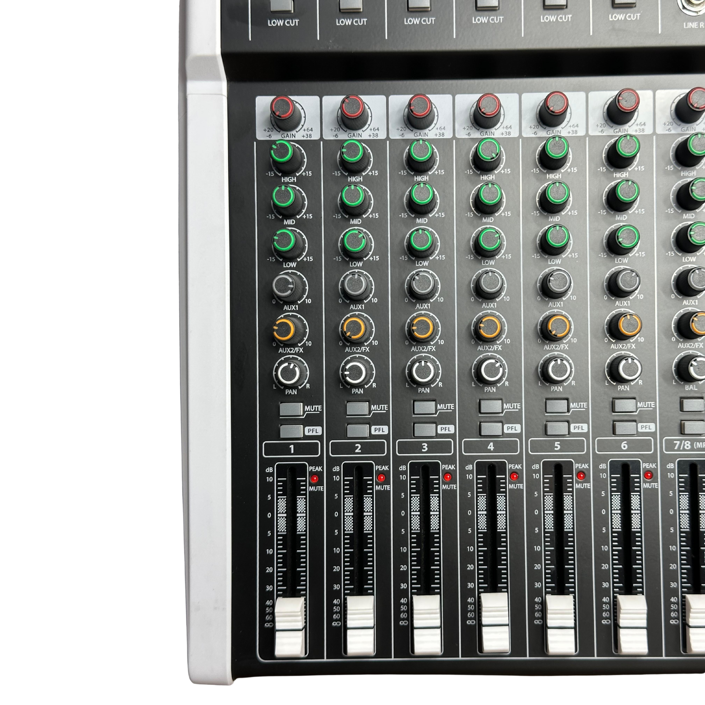 AD8UX-II CONSOLA PRO DJ PASIVA 8 CANALES