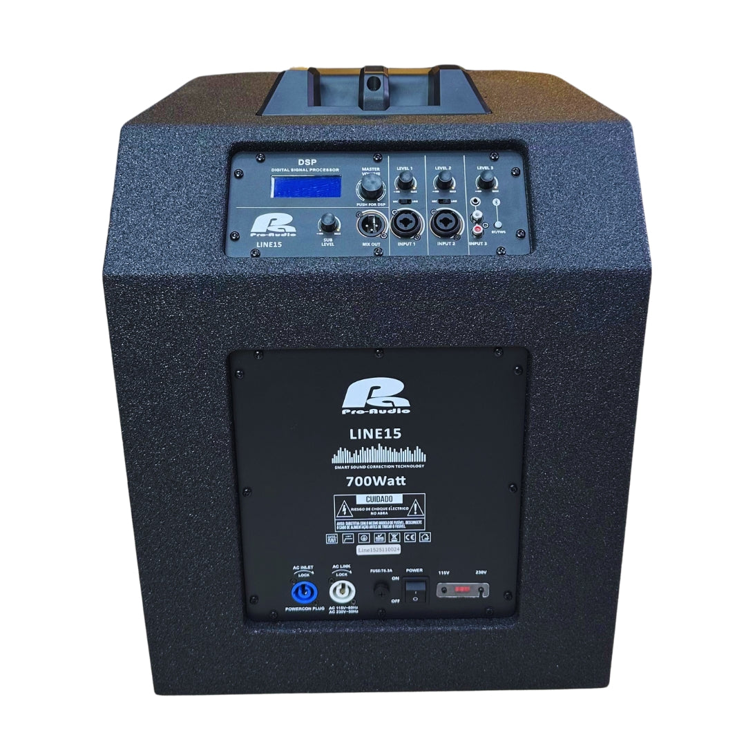 LINE 15 SISTEMA LINEAL PRO AUDIO DE 15 PULGADAS
