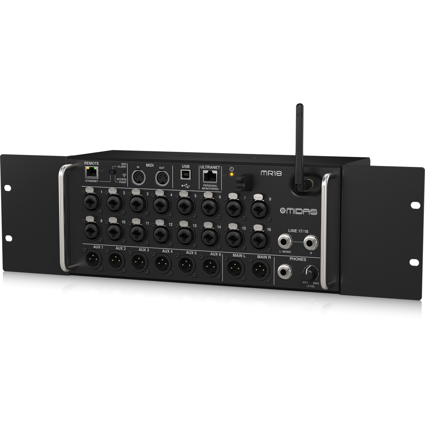MR18 CONSOLA DIGITAL MIDAS 18 CANALES