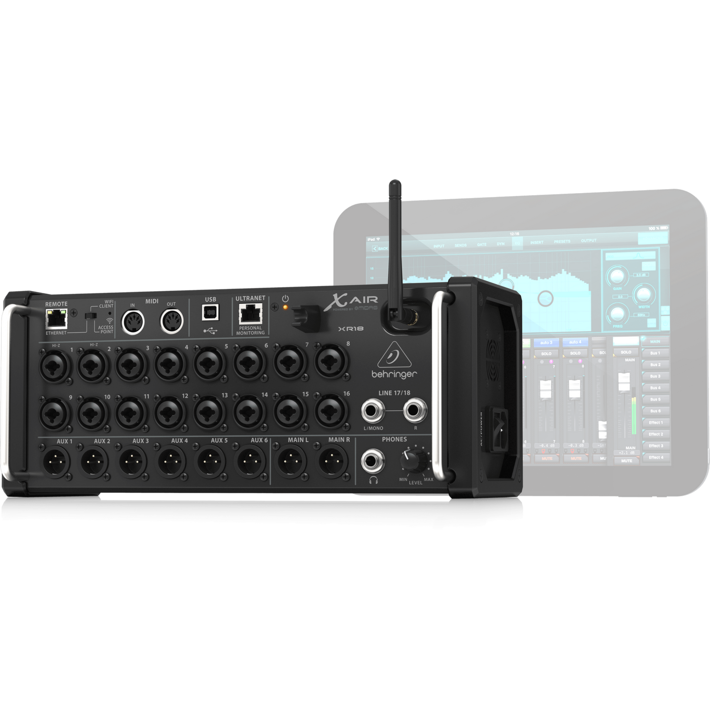 XR18 CONSOLA DIGITAL BEHRINGER 18 CANALES