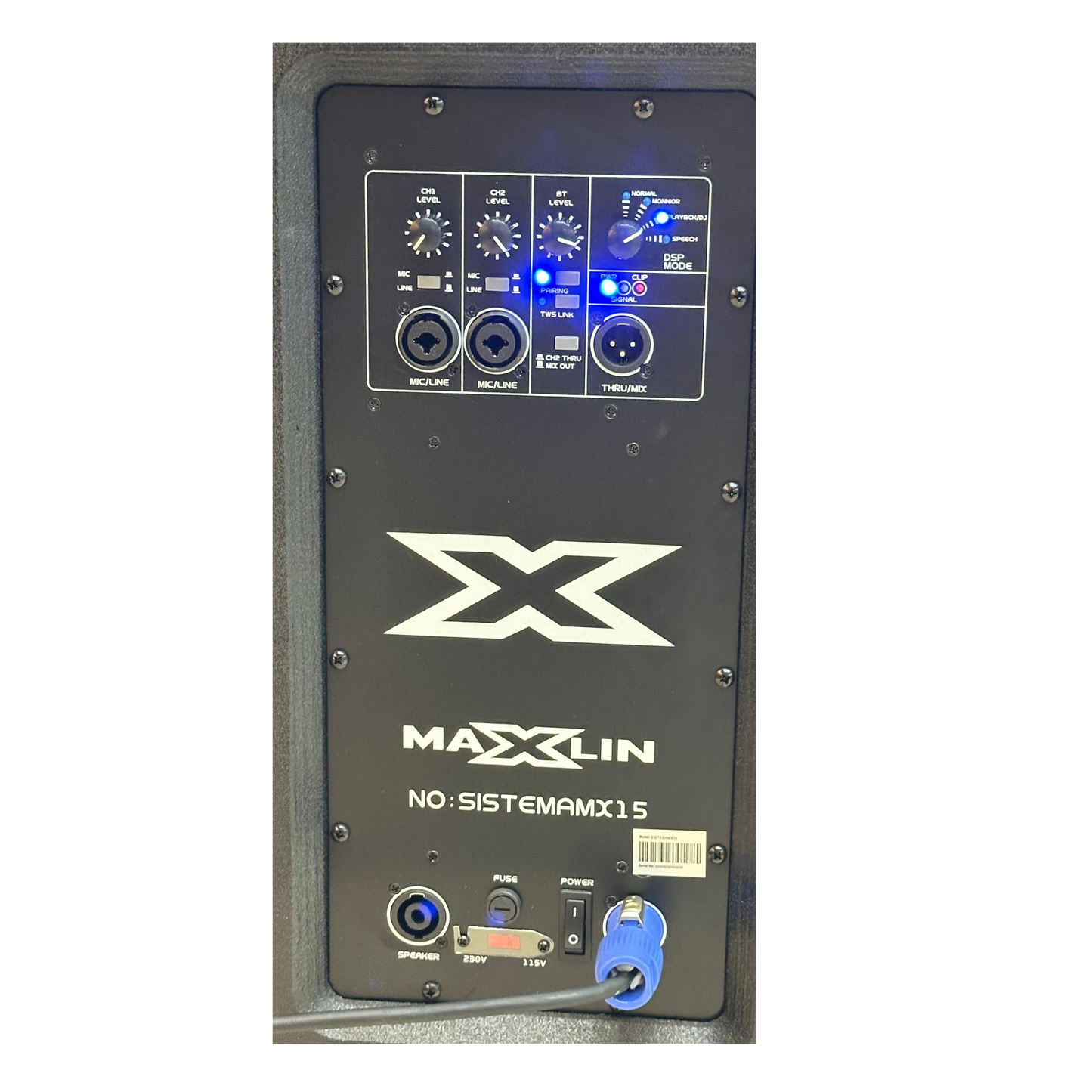 MX15ST "TERRENEITOR "SISTEMA ACTIVO MAXLIN 5200w