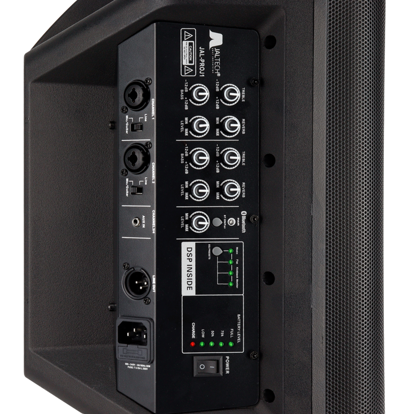 PRO J1 JAL TECH ALTAVOZ RECARGABLE DE 8 PULGADAS