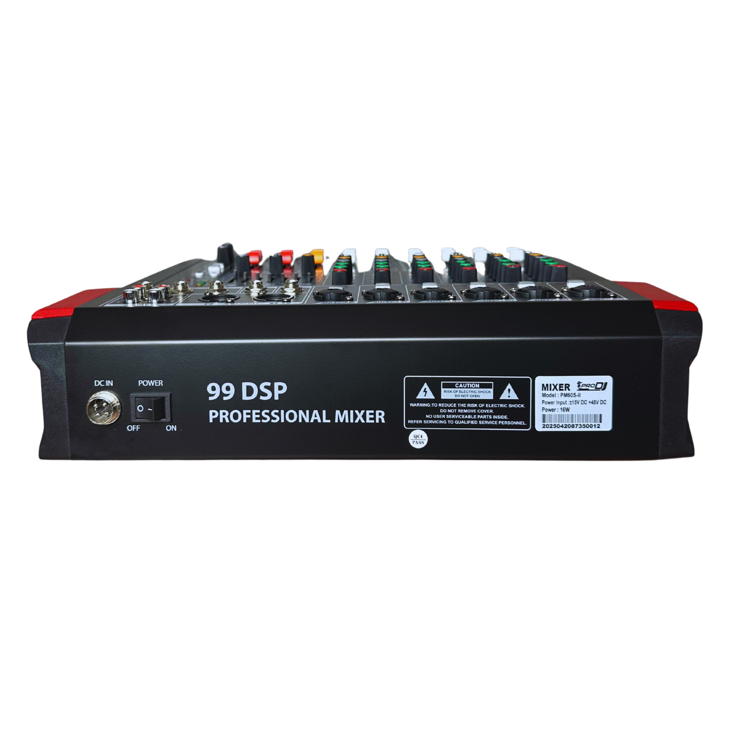PM60S-II CONSOLA PRO DJ PASIVA 6 CANALES
