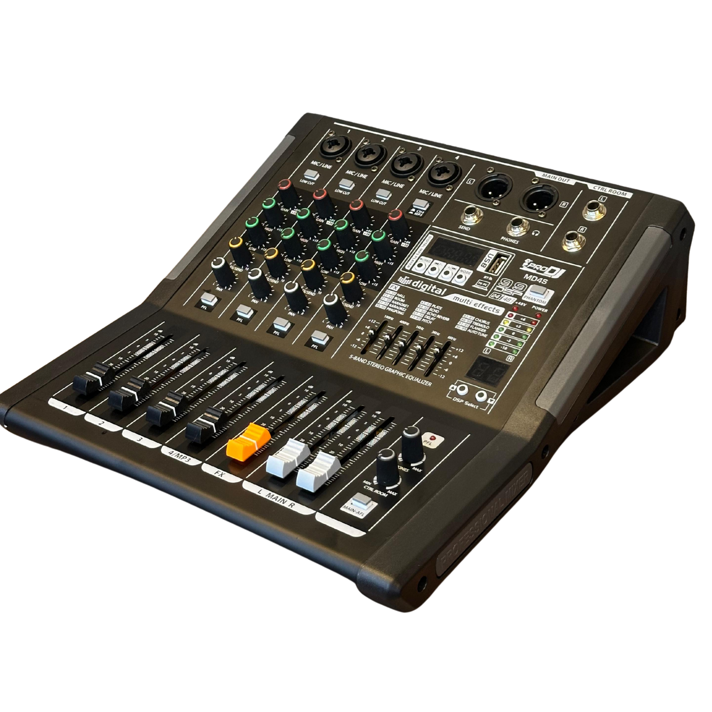 MD4S CONSOLA PRO DJ PASIVA 4 CANALES