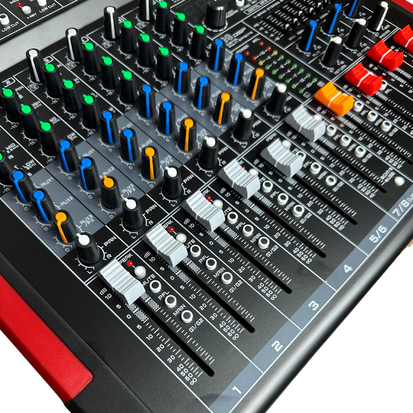 PH80 CONSOLA PRO DJ PASIVA 8 CANALES