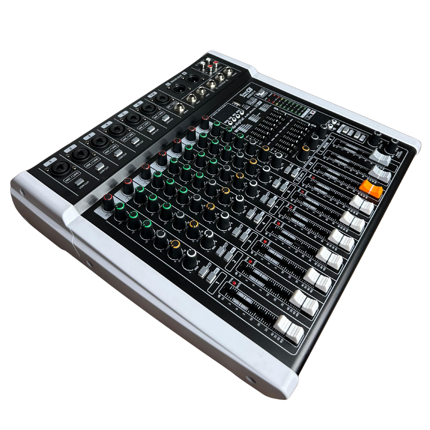 AD8UX-II CONSOLA PRO DJ PASIVA 8 CANALES