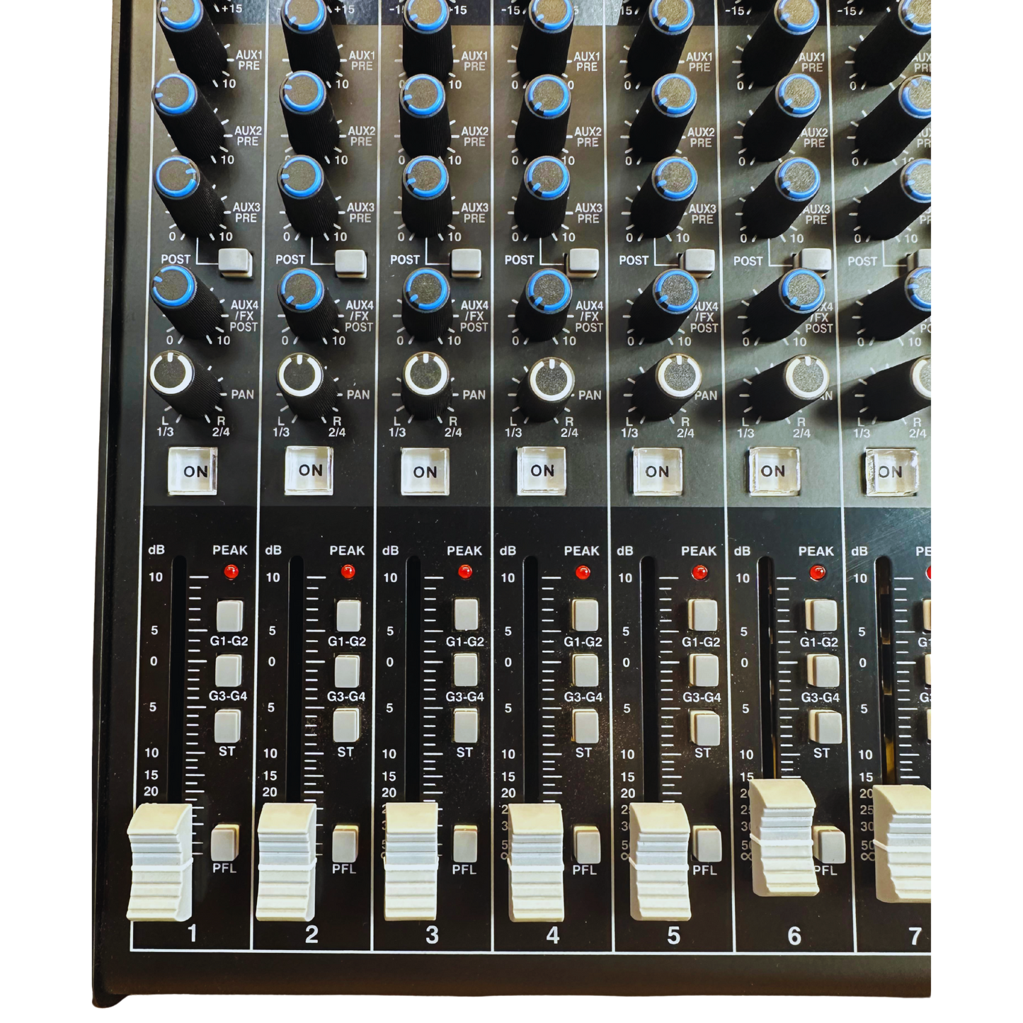 GM16-PRO CONSOLA PRO DJ PROFESIONAL DE 12 CANALES