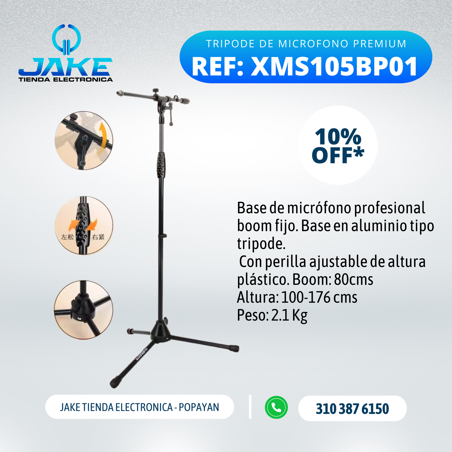Base De Micrófono  XMS105BP01
