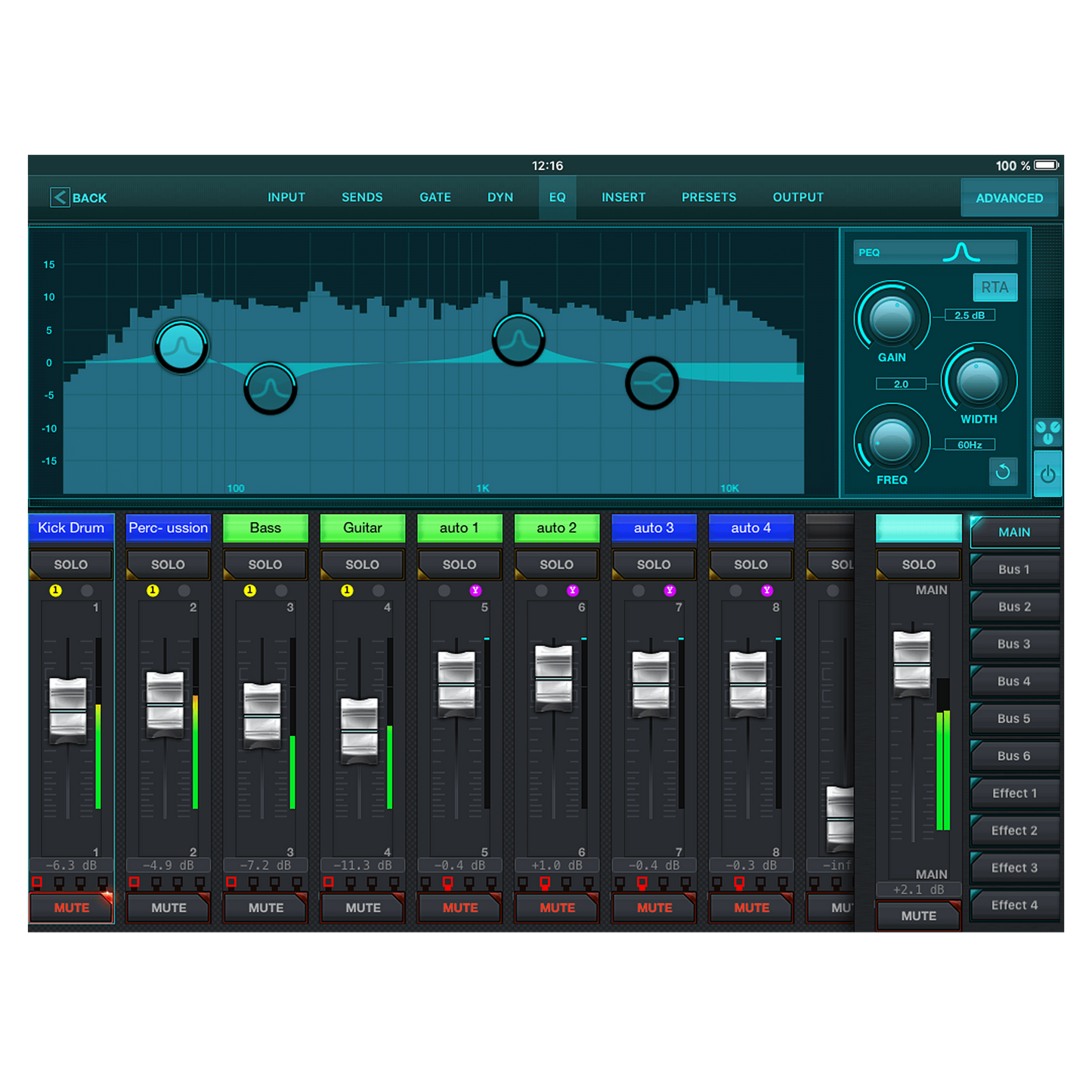 XR12 CONSOLA DIGITAL BEHRINGER 12 CANALES