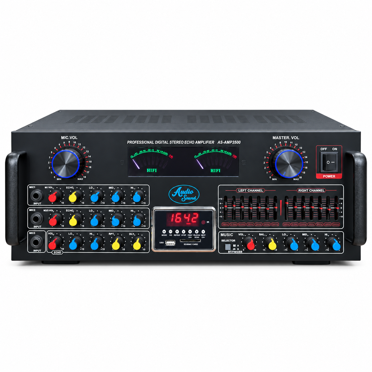 Amplificador De Sonido Audio Sound 3500w Potente Bluetooth