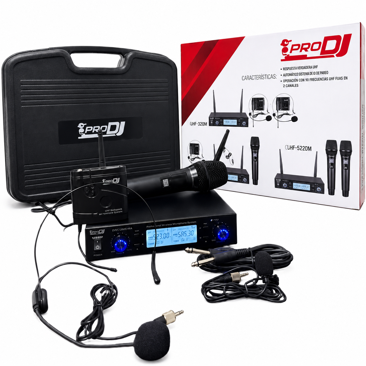 Sistema UHV-1422MHL PRO DJ inalámbrico
