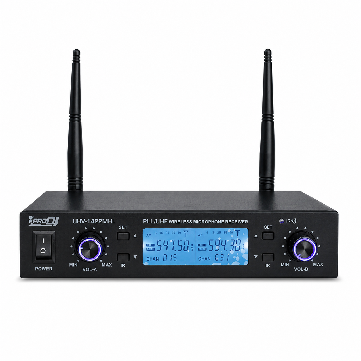 Sistema UHV-1422MHL PRO DJ inalámbrico