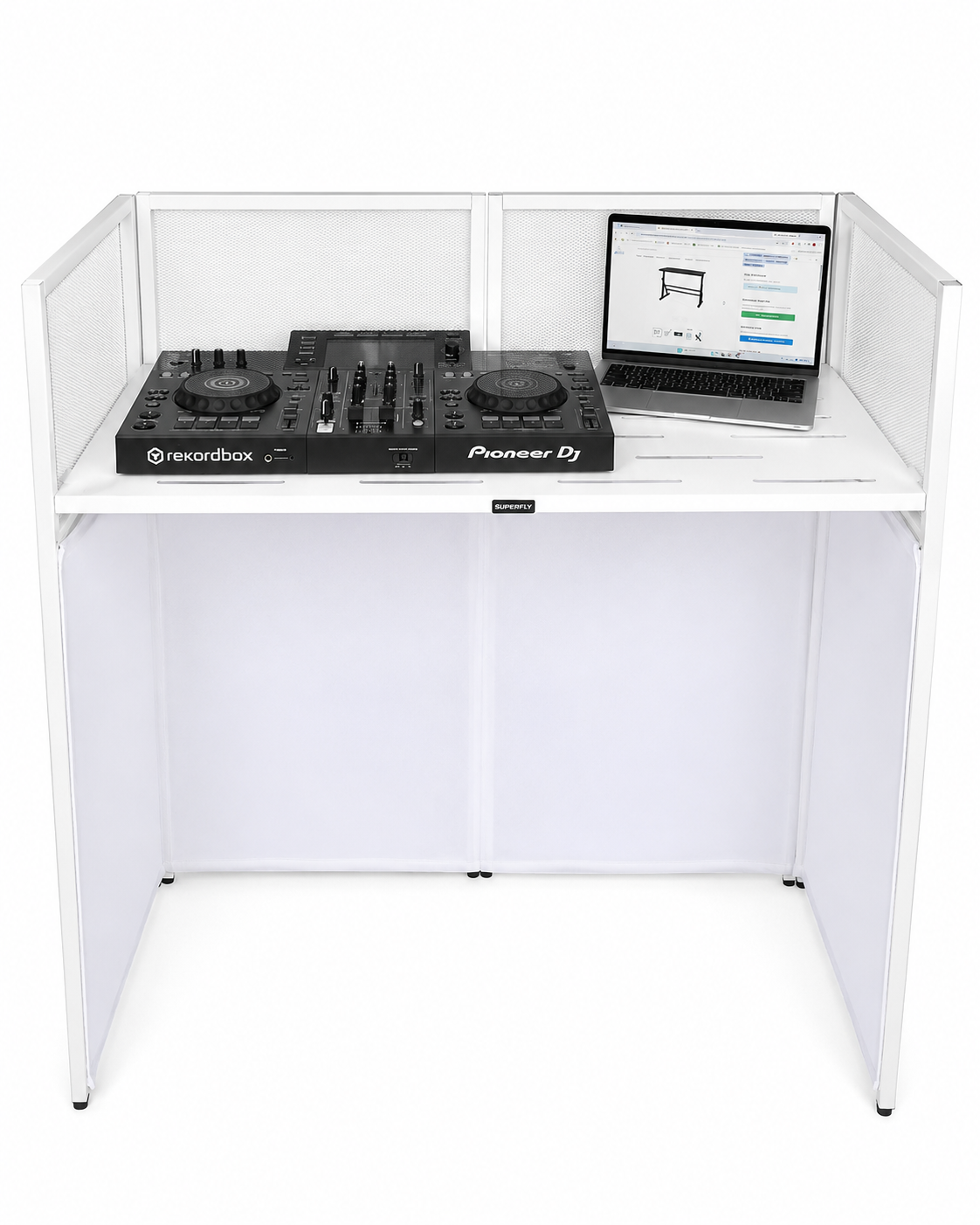 XKS511WH MESA PLEGABLE PARA DJ BLANCA