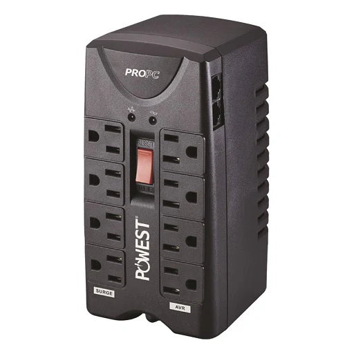 Estabilizador Regulador de Voltaje 1000VA  600W