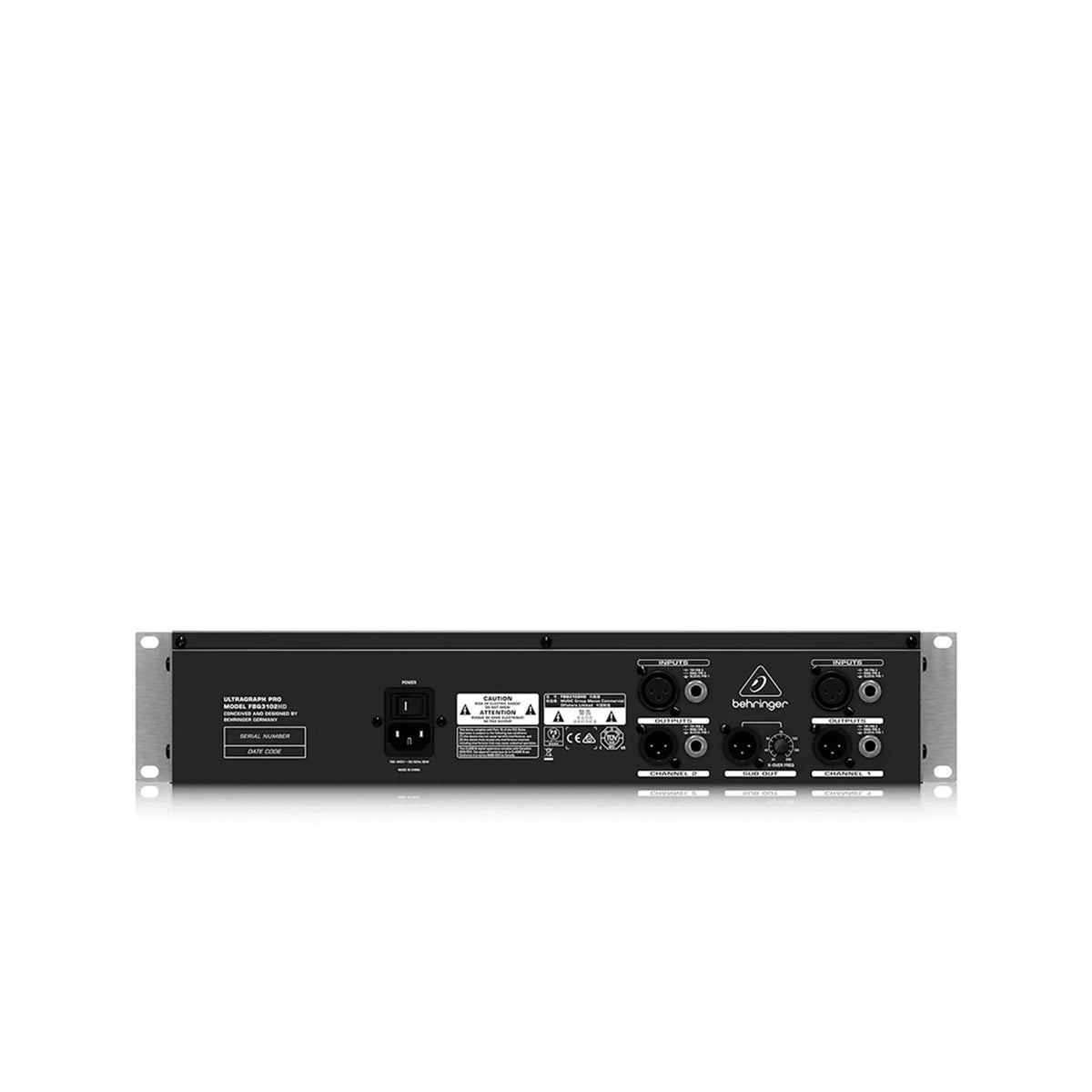 Ecualizador FBQ3102HD BEHRINGER gráfico