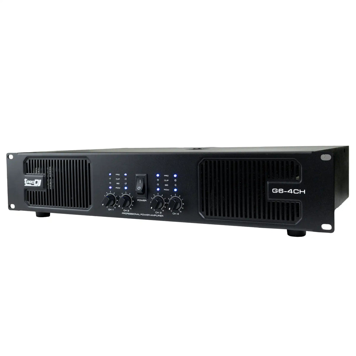 G6-4CH PLANTA O AMPLIFICADOR PRO DJ 4 CANALES DE 600WTS