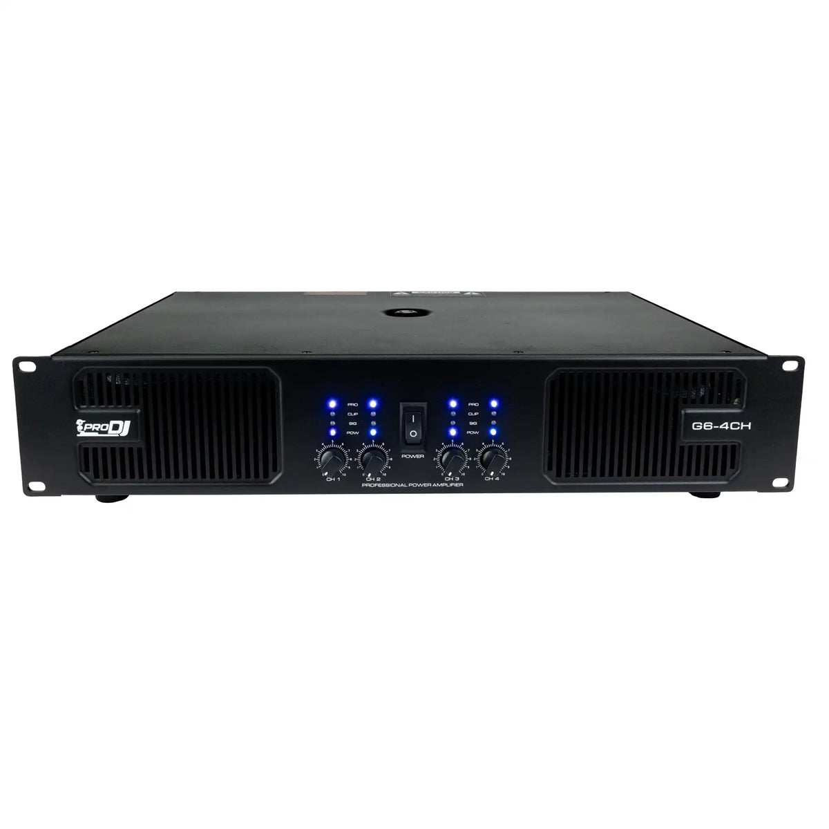 G6-4CH PLANTA O AMPLIFICADOR PRO DJ 4 CANALES DE 600WTS