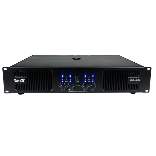 G6-4CH PLANTA O AMPLIFICADOR PRO DJ 4 CANALES DE 600WTS
