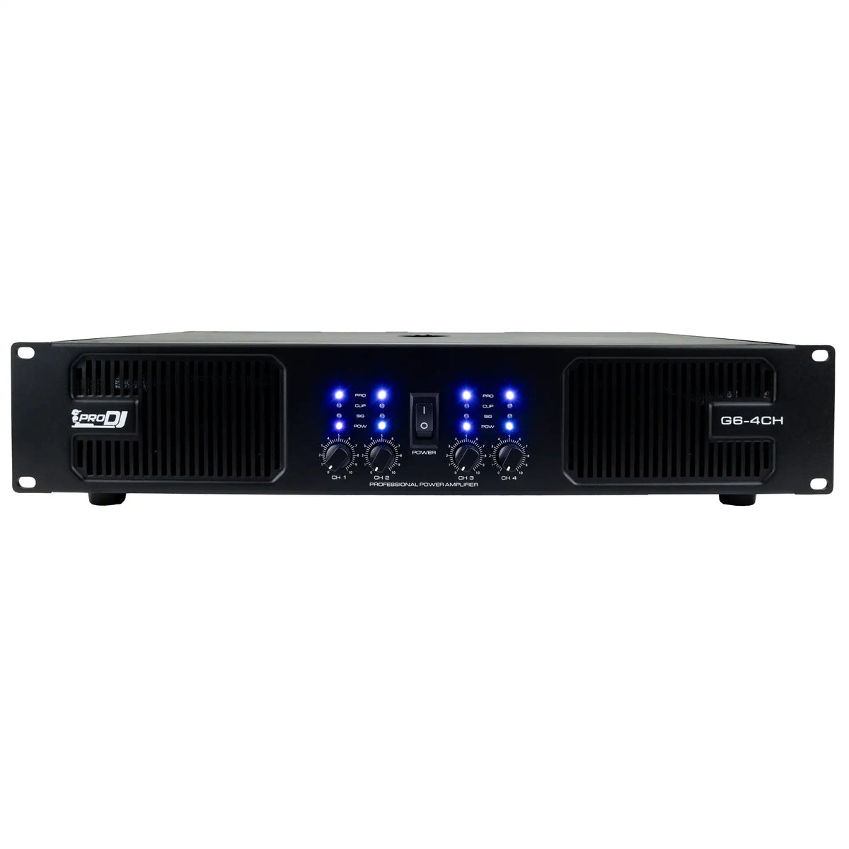 G6-4CH PLANTA O AMPLIFICADOR PRO DJ 4 CANALES DE 600WTS