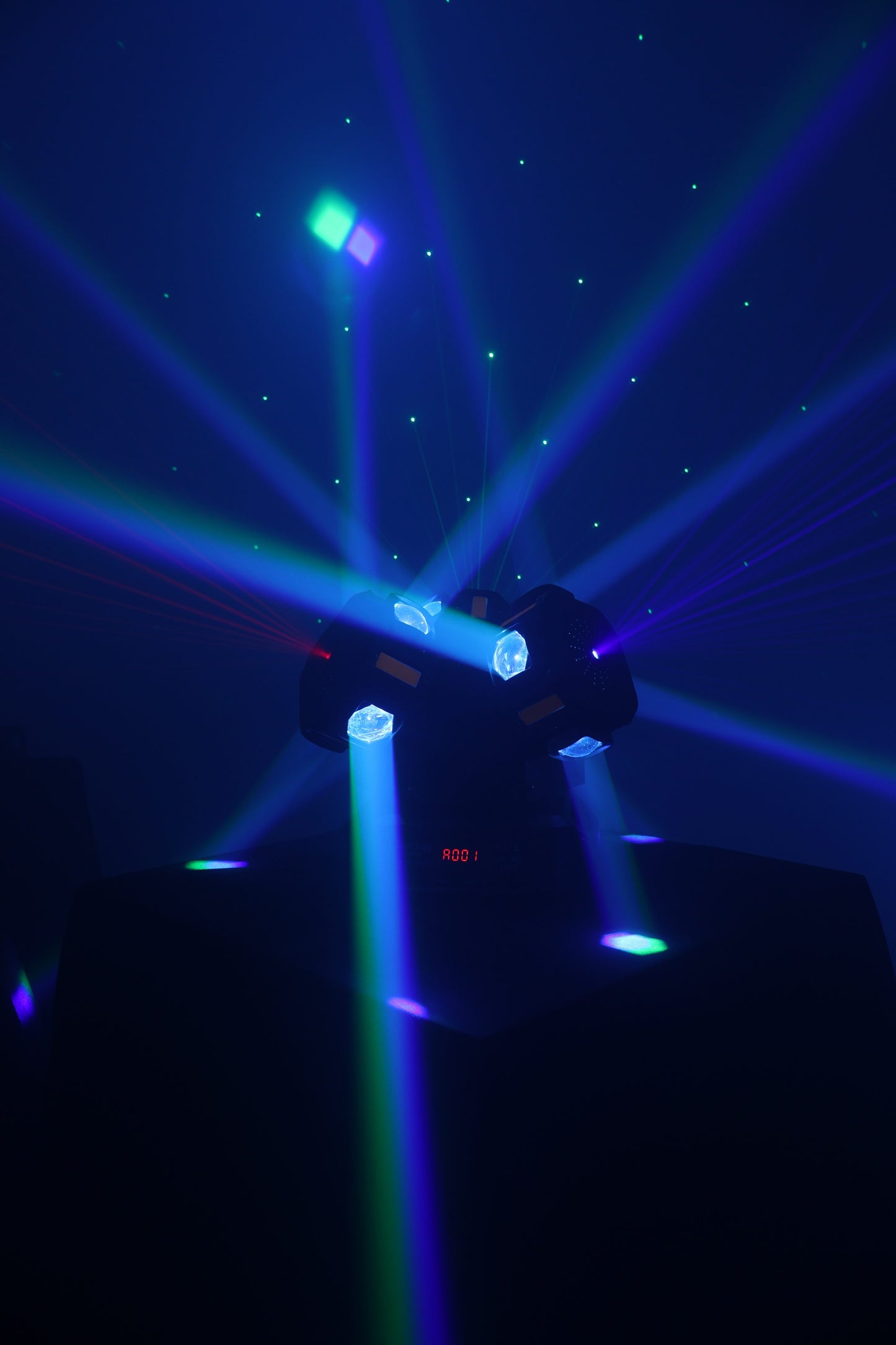 CABEZA MÓVIL TRIPLE PL310 PRO DJ LIGHTING 200W RGBW LÁSER STROBER DMX