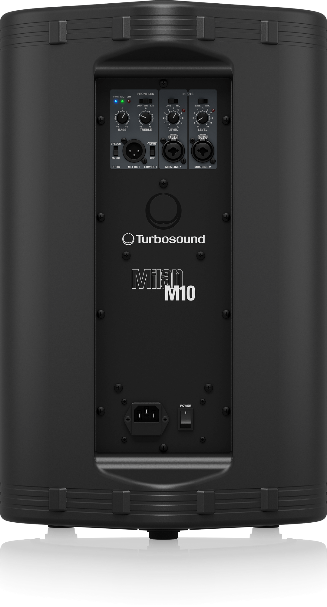 M10 TURBO SOUND CABINA ACTIVA DE 10 PULGADAS bi-amplificada 600W clase D