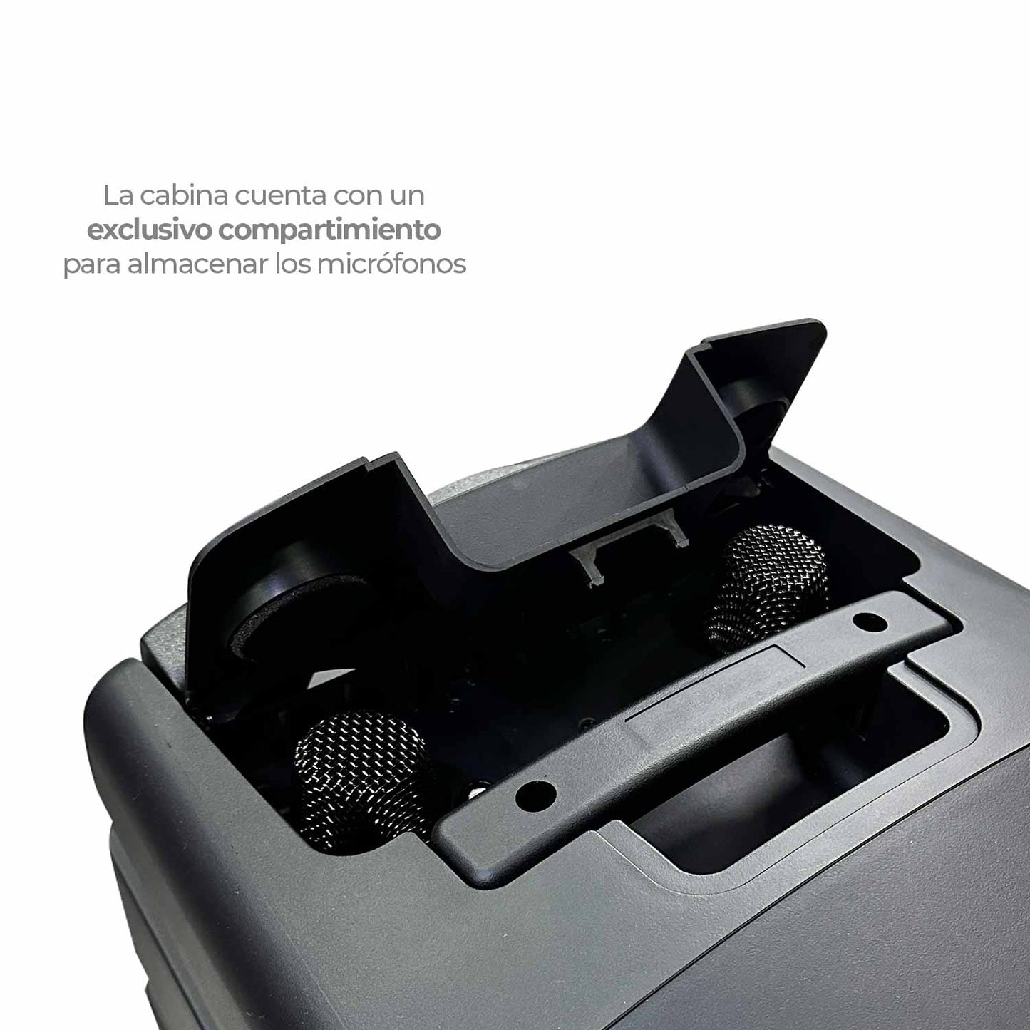 J5273  CABINA ACTIVA RECARGABLE 3 VIAS 12 PULGADAS CON 2 MICROFONOS