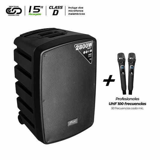 J5274 15″  CABINA ACTIVA RECARGABLE 3 VIAS