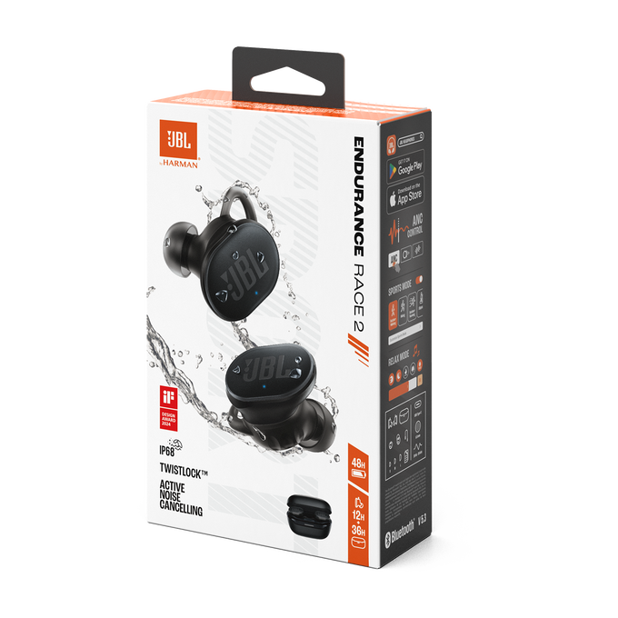 JBL ENDURANCE RACE 2 NEGRO