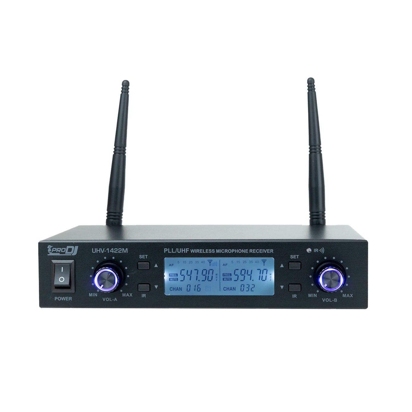 Sistema UHV-1422M PRO DJ micrófonos inalámbricos