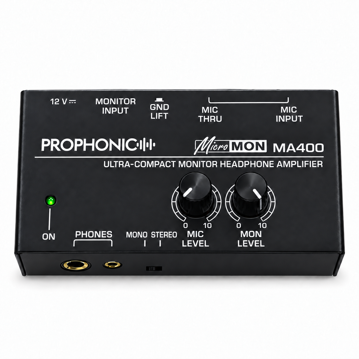 Amplificador de Audífonos Prophonic MA-400 para Monitoreo Personal